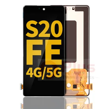 AMOLED дисплей без рамки Замена для Samsung Galaxy S20 FE 4G/5G (восстановленный) (черный)
