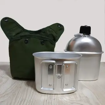 Бутылка для воды, 1 комплект, Удобная винтажная термостойкая бутылка для воды для военных тренировок, походные принадлежности