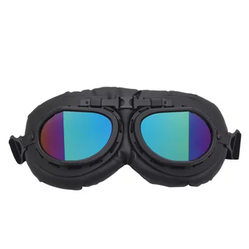 Мотоциклетные очки, Ветрозащитный пылезащитный шлем для скутера, защитные очки для глаз, Складные солнцезащитные очки для езды на велосипеде, мотоцикле