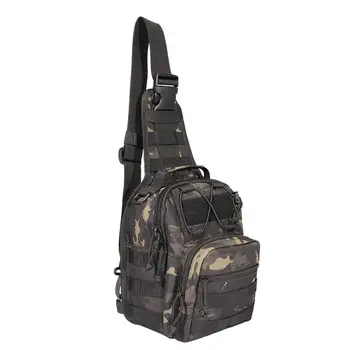 Оксфордская 600D Зашифрованная Плюс Камуфляжная нагрудная сумка на одно плечо, Уличная сумка через плечо, Тактическая Маленькая нагрудная сумка