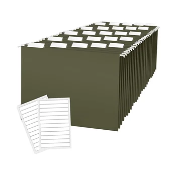 Подвесные папки Упаковка из папок 25 размеров, Подвесные Папки, Папки для файловых шкафов