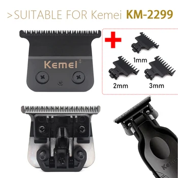 Сменное лезвие для оригинальной машинки для стрижки Kemei KM-2299, профессиональный триммер для волос, режущая головка ножа, аксессуары