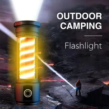 Уличный светильник для кемпинга, USB-фонарик для зарядки, Светильник для палатки, Осветительное устройство