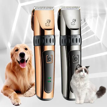 Электрическая машинка для стрижки волос, профессиональный перезаряжаемый Триммер для кошек, собак, Бритва, Машинка для стрижки животных